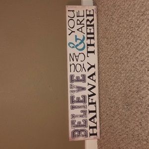 Inspirational room poster